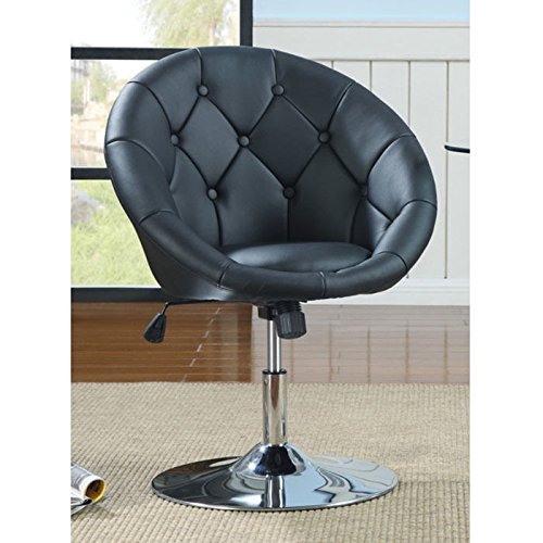 Coaster Round-Back Swivel Chair